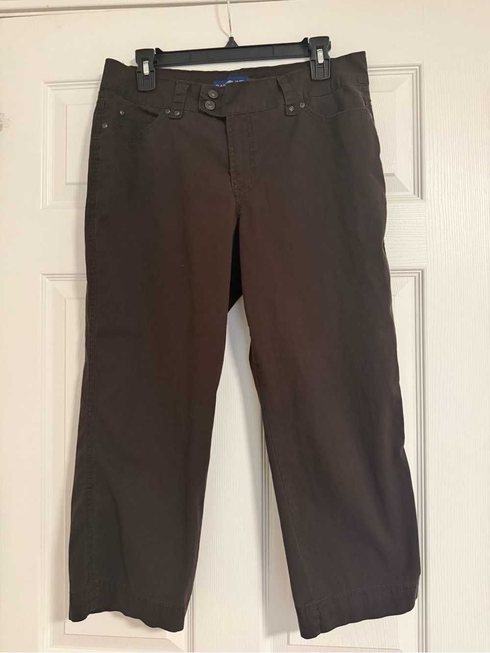 Bandolino blu Cropped Women's Ankle Pants in Dark Brown Size 12